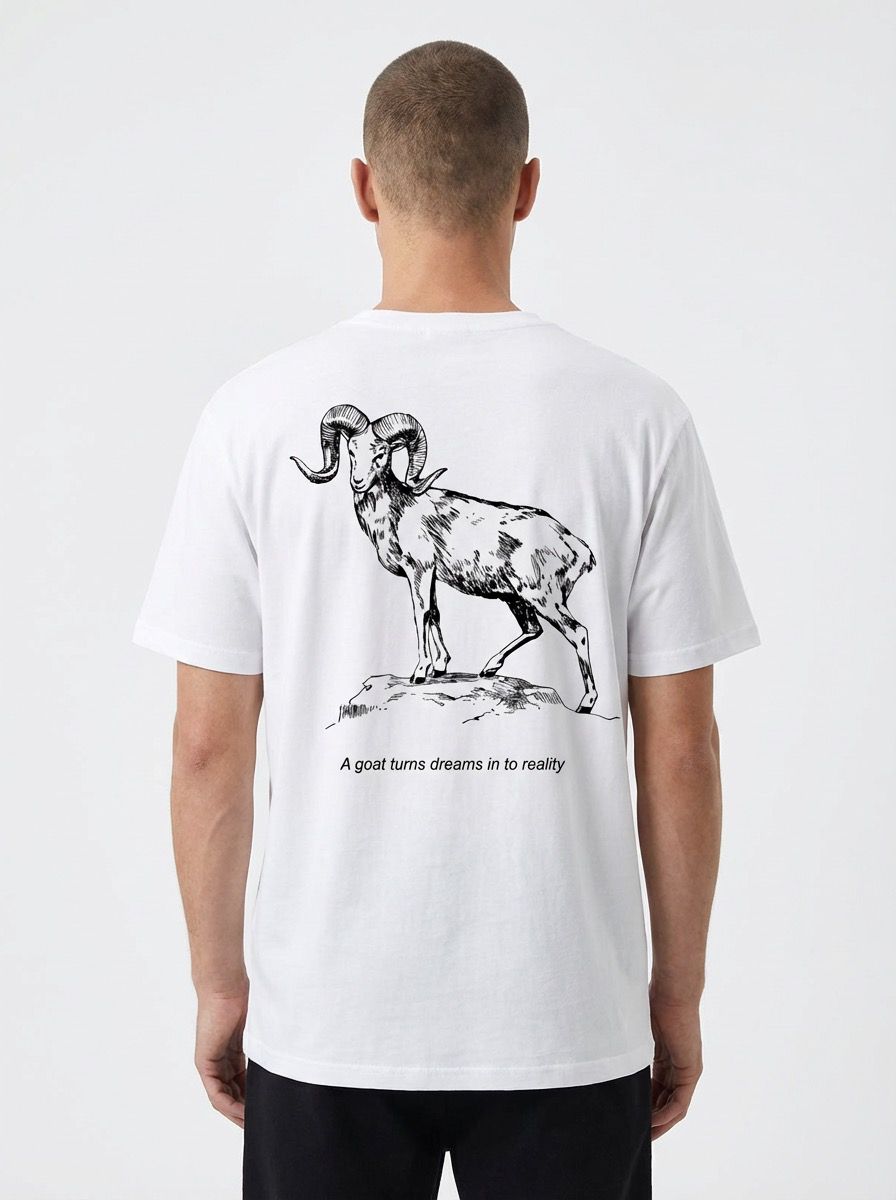 GOAT oversized shirt white